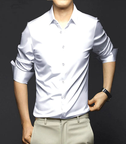 Camisa Social Masculina Manga Longa Slim Fit | Pietro