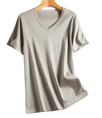 Camiseta Básica Feminina em Algodão Modal e Seda | Anika