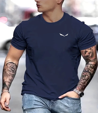 Camiseta Masculina 100% Algodão Casual Slim Confortável | Math