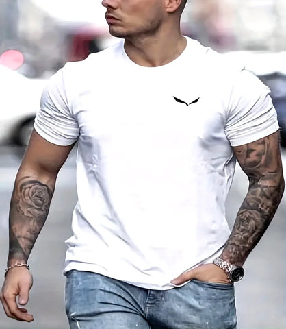 Camiseta Masculina 100% Algodão Casual Slim Confortável | Math