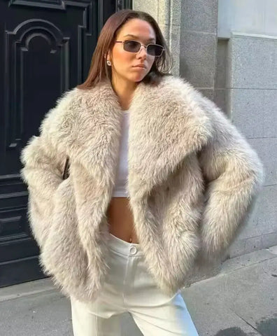 Casaco De Pele Feminino Grosso | Chami