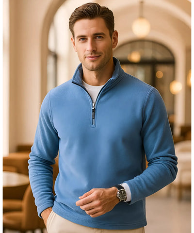 Casaco Térmico Masculino Leve com Zíper Casual | Niamh