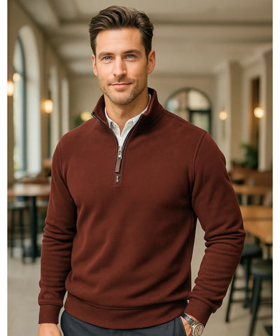 Casaco Térmico Masculino Leve com Zíper Casual | Niamh