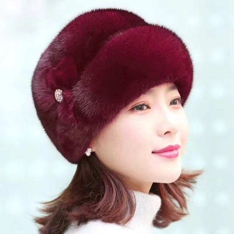 Chapéu Boina Plush Elegante  - Elegância e Conforto para o Inverno