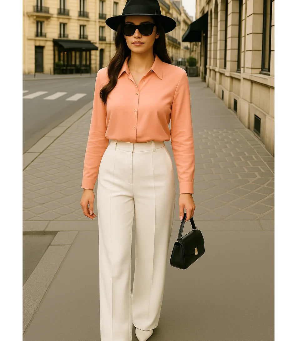 Comprar Conjunto Feminino Alfaiataria com Blazer Cropped de Linho Branco ZARA
