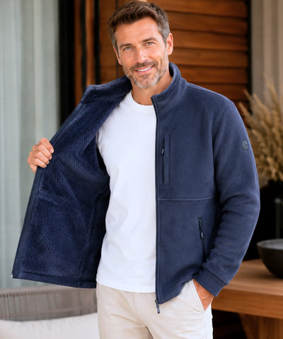 Comprar Jaqueta Térmica Masculina com Forro Fleece em promoção ANELLIMN