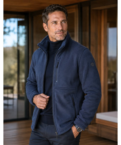 Comprar Jaqueta Térmica Masculina com Forro Fleece em promoção ANELLIMN