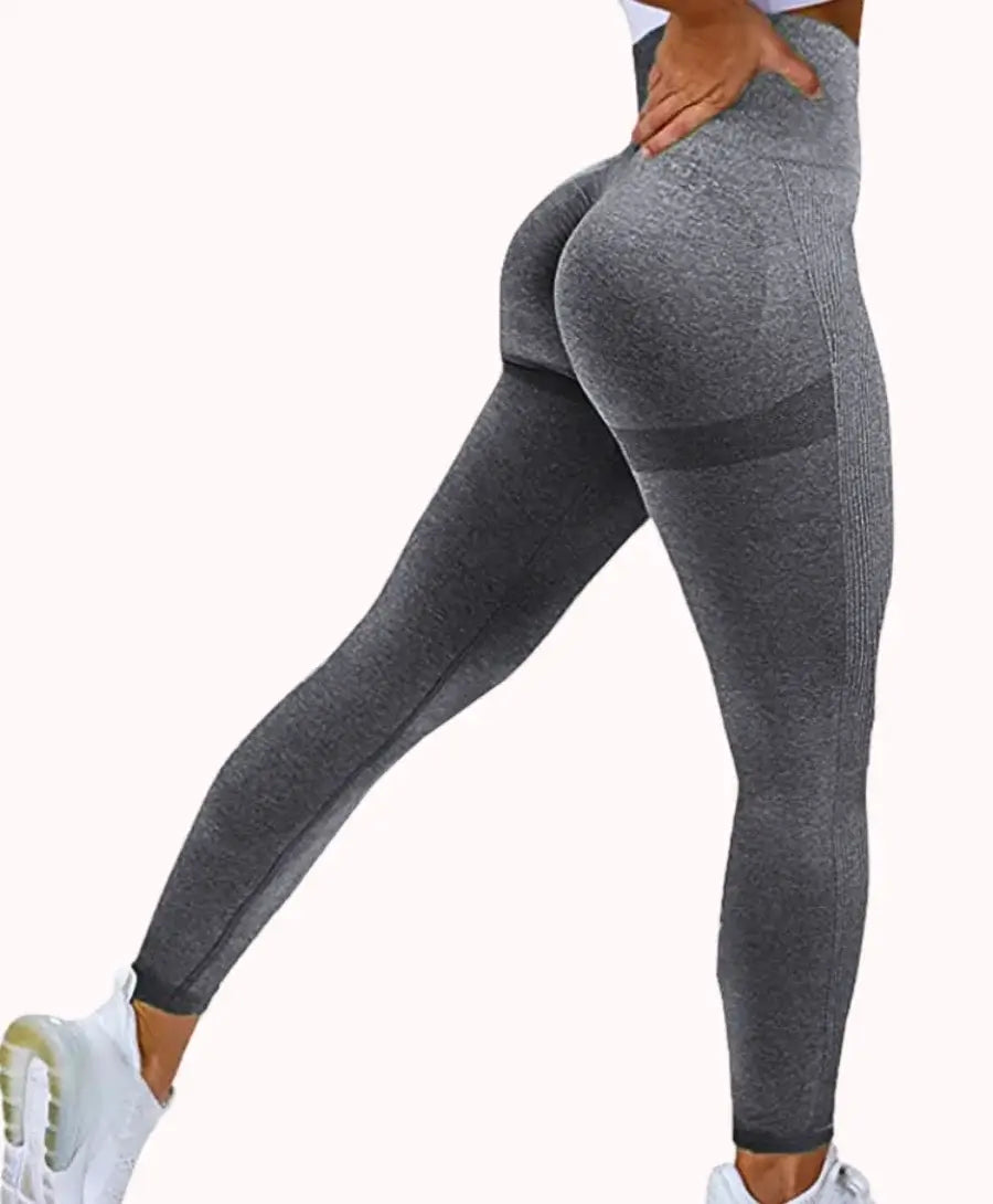 Legging Fitness Cintura Alta com efeito levanta bumbum, tecido premium, e costura de alta per