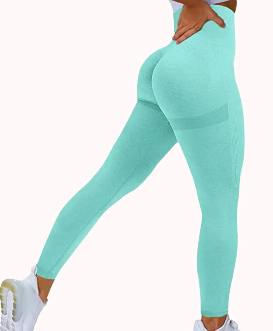 Legging Fitness Cintura Alta com efeito levanta bumbum, tecido premium, e costura de alta per