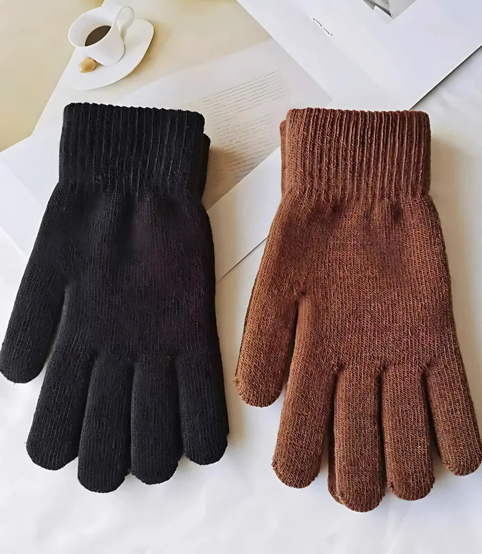 Luva de Inverno Feminina Forrada, confortável e ajustada, ideal para dias frios, com design versátil e opções de cores.