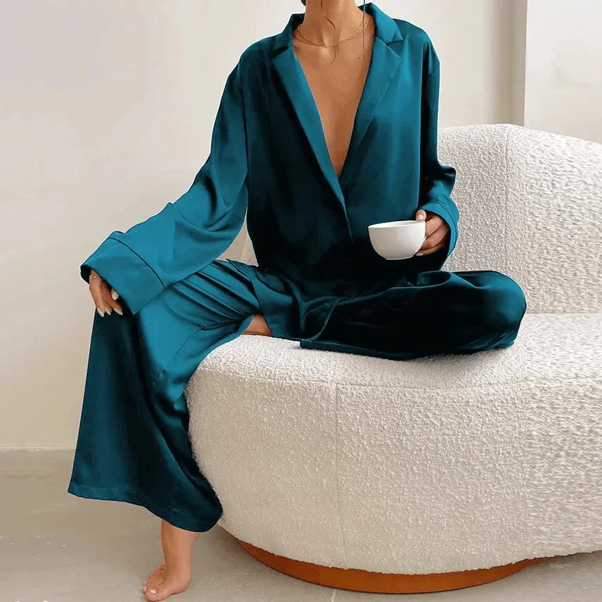 Pijama Feminino de Cetim para Conforto e Estilo - Saiba Mais