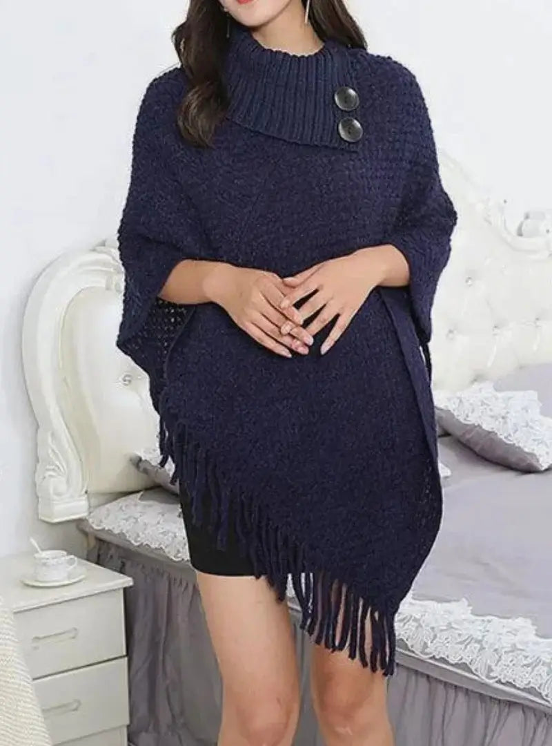 Comprar Poncho Feminino Tricot - Conforto e Elegância em Todas as Estações - Anellimn