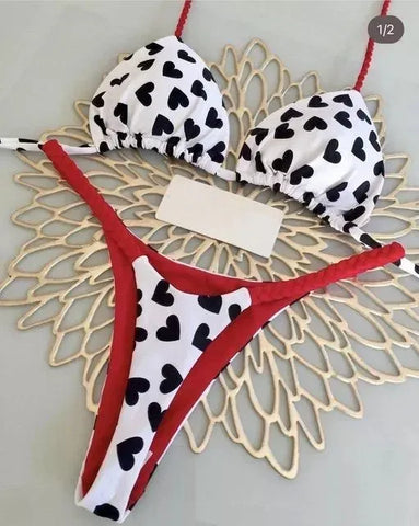 Biquíni Fio Dental Estampado Triângulo Ajustável | Levis