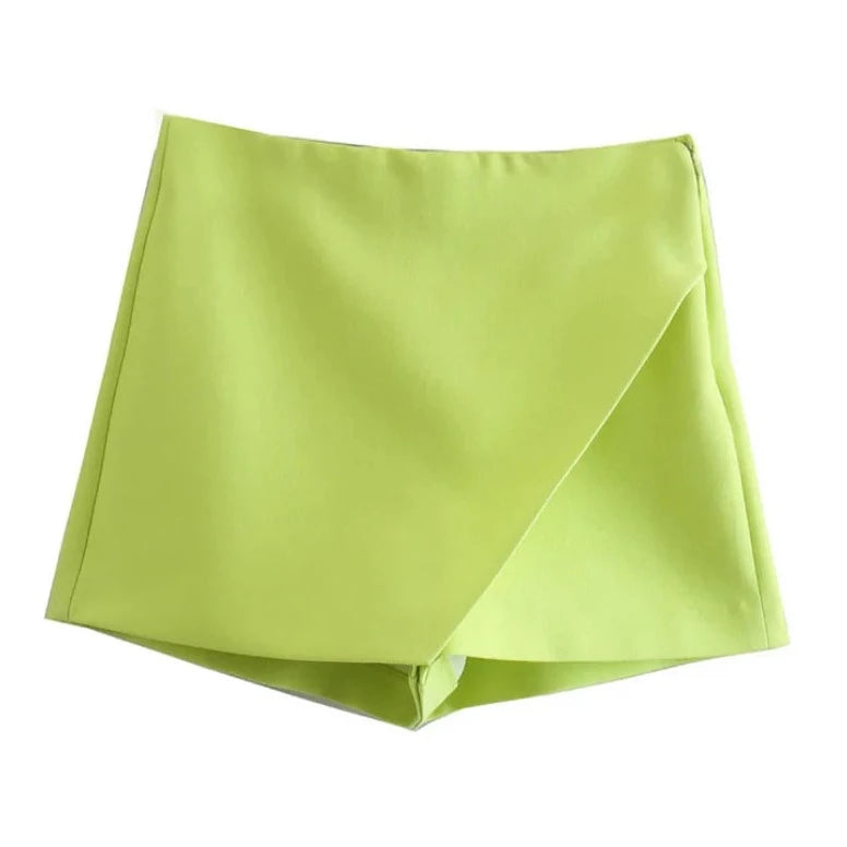 Short Saia Feminino Assimétrico - A escolha perfeita para o seu guarda-roupa de verão. Elegância e conforto em um só lugar.