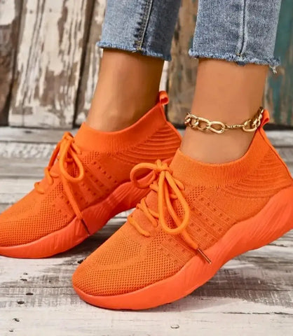 Tênis Feminino Casual Confortável Knit | Mila