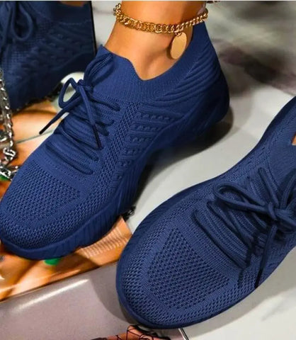 Tênis Feminino Casual Confortável Knit | Mila