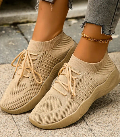 Tênis Feminino Casual Confortável Knit | Mila
