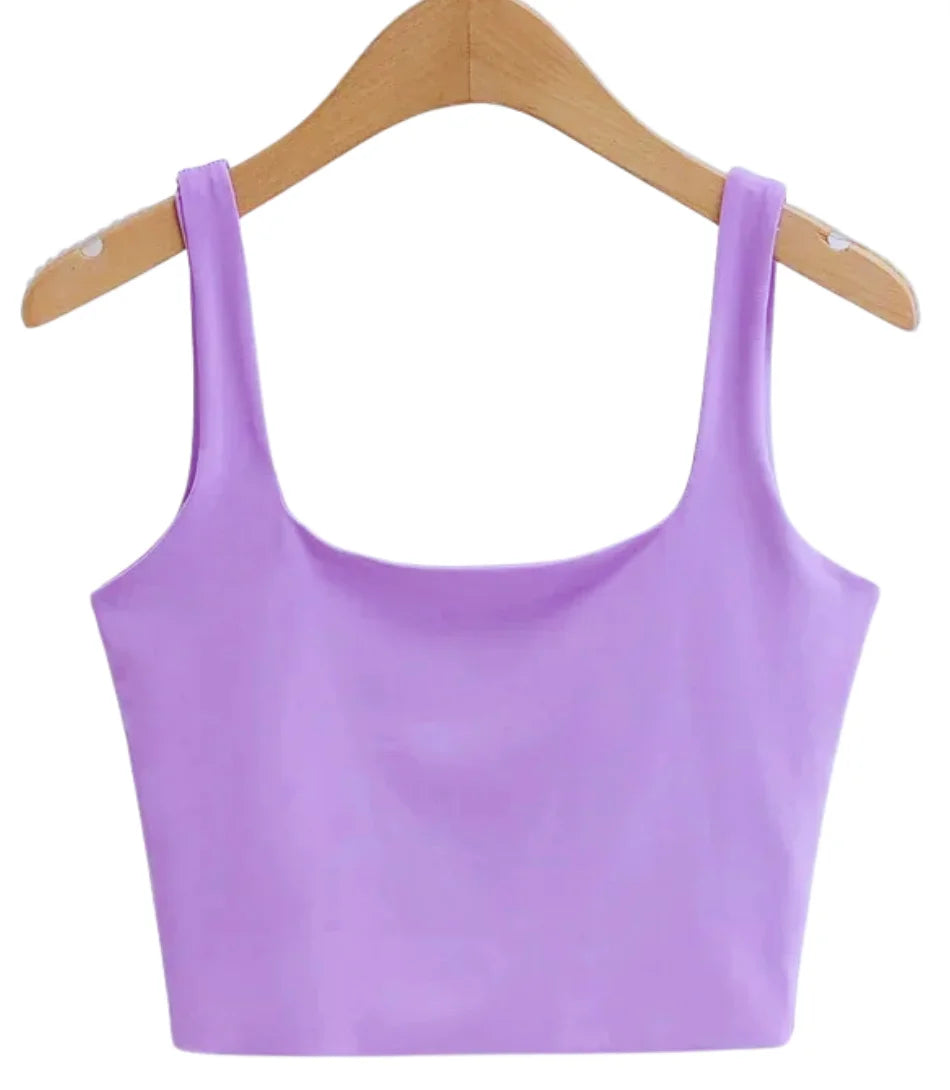 Top Cropped Alça Larga Casimira - Elegância e conforto em uma única peça.