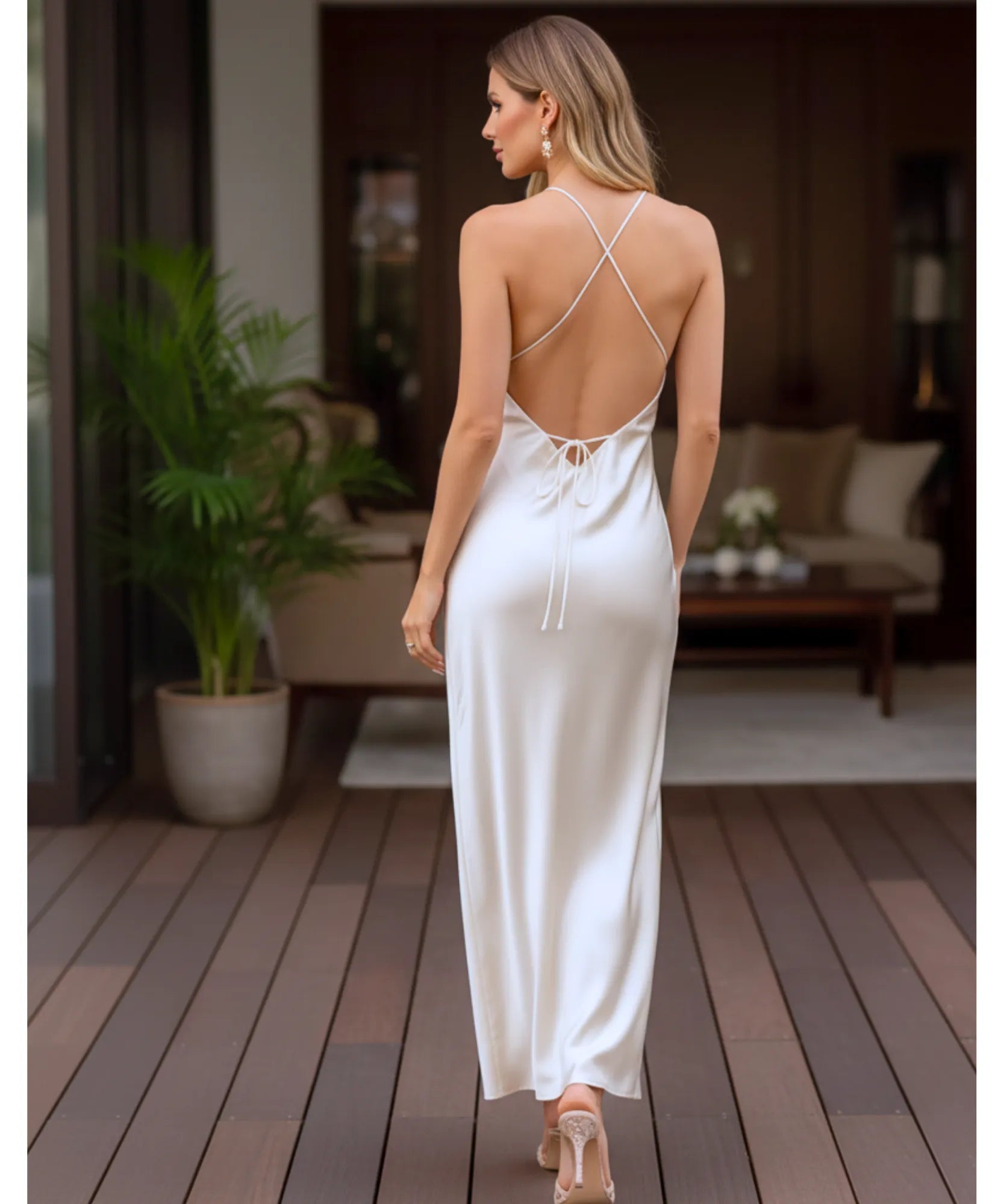 Comprar Vestido Longo de Cetim Elegante para Festas e Casamentos Dia e Convidadas barato em promoção ZARA