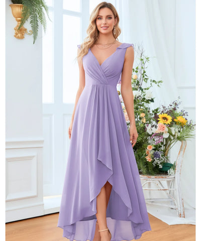Comprar Vestido Longo de Festa com Fenda e Caimento Elegante para madrinhas, casamento convidadas e formandas em promoção KOJI STORE