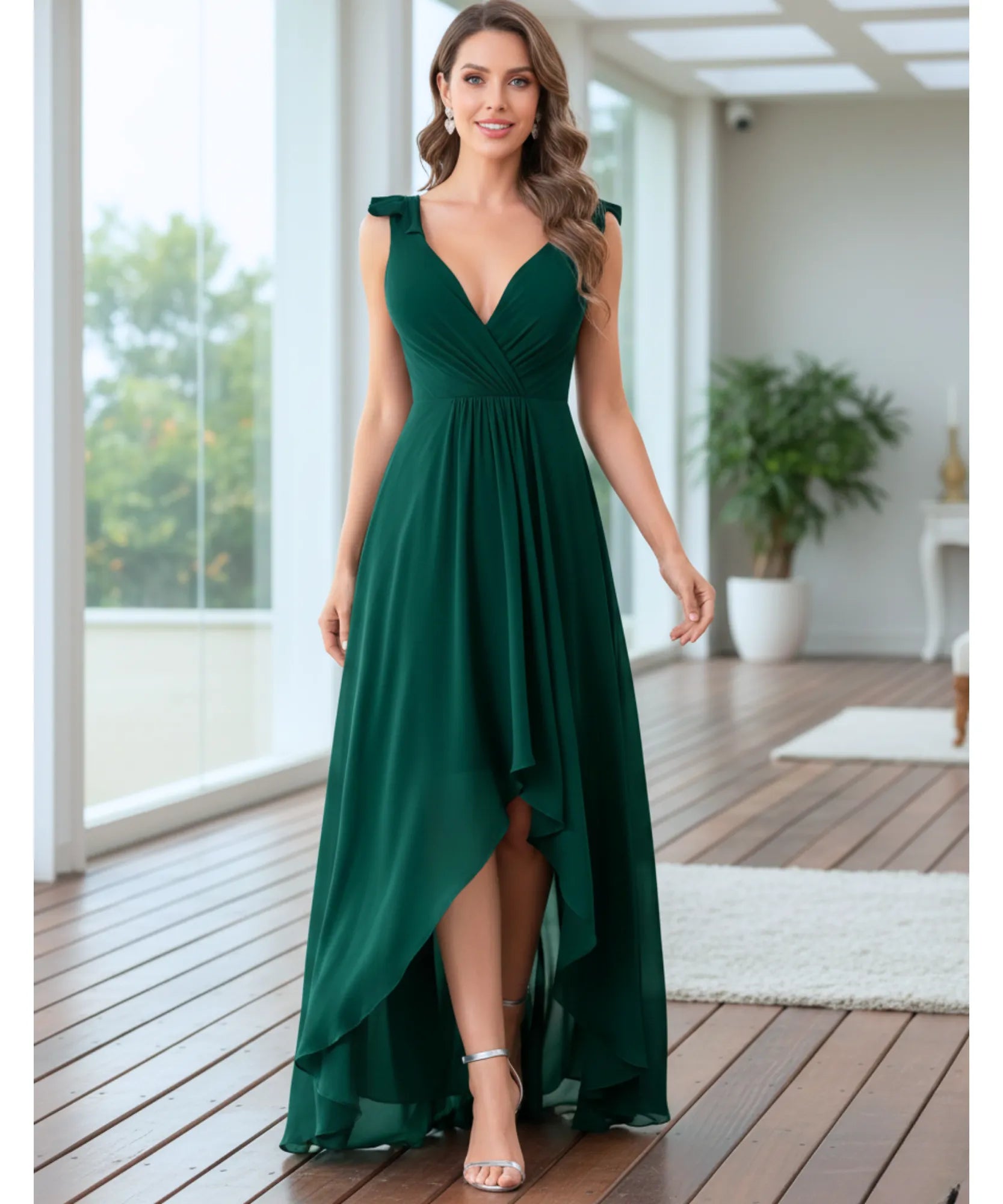 Comprar Vestido Longo de Festa com Fenda e Caimento Elegante para madrinhas, casamento convidadas e formandas em promoção KOJI STORE