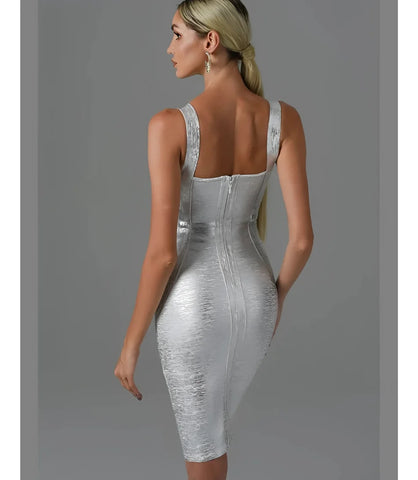 Comprar Vestido de Festa Midi barato Bandagem  - ZARA