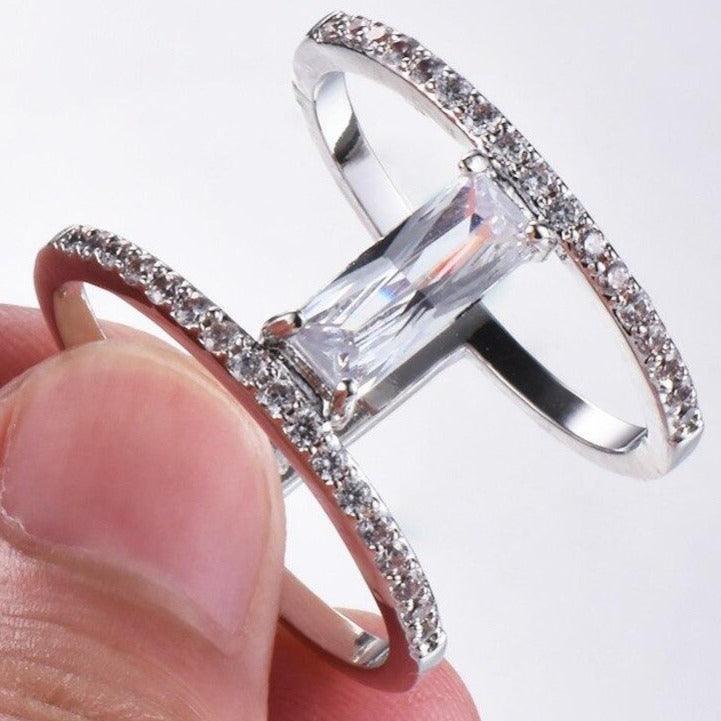  anel boho hippie prata silver 925 pedra anellimn kit set anelimn cristal geometria geométrico