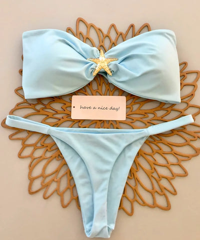 Biquíni Fio Dental Tomara Que Caia Estrela Do Mar Elegante | Tâmisa