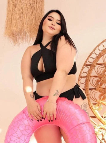 Biquíni Plus Size Cintura Alta com Efeito Lipo - tecido que valoriza e modela suas curvas
