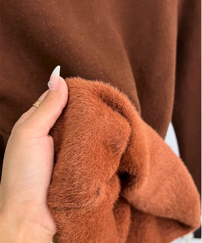 Blusa de Frio Feminina Grossa Térmica de Tricot Peluciada | Muller