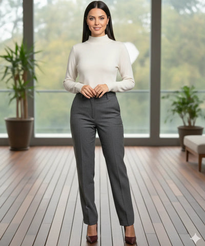 Comprar blusa de frio feminina grossa de tricot peluciada com gola alta e cashmere para inverno barato ZARA