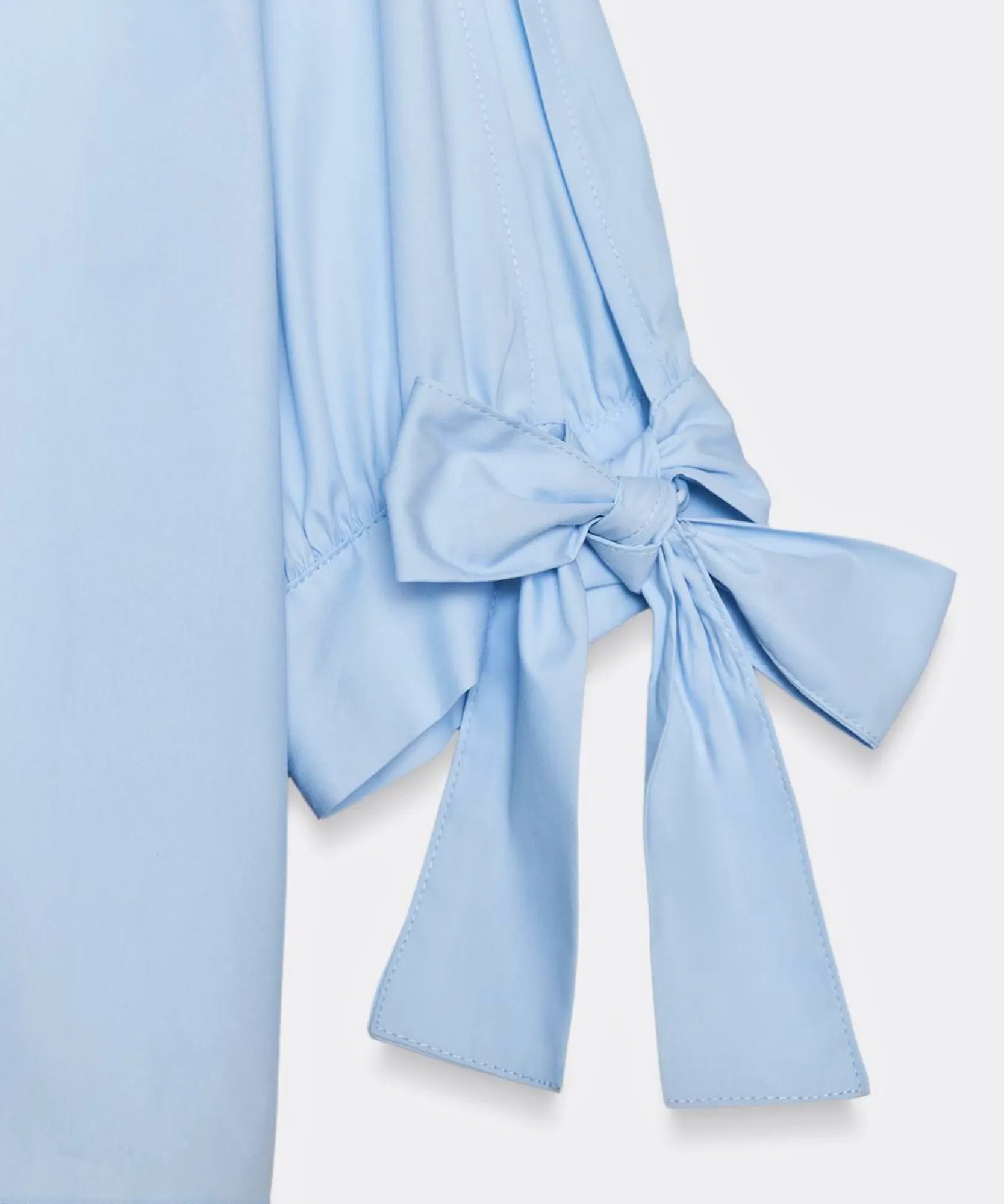 Comprar blusa feminina manga longa laço amarração solta elegante social trabalho listrada básica casual verão em promoção ANELLIMN