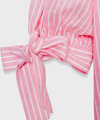 Blusa Feminina Manga Longa Laço Elegante Casual Verão | Uliel