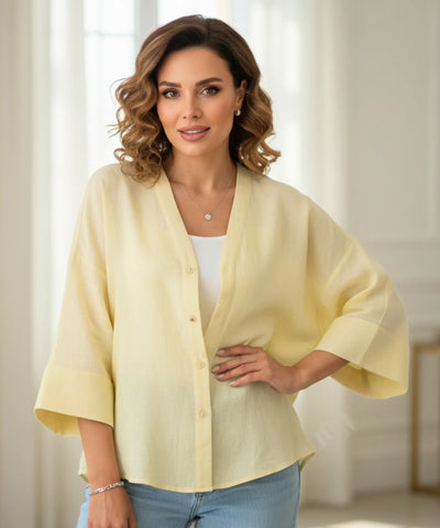 Blusa Feminina Manga Longa Elegante Premium | Alessia