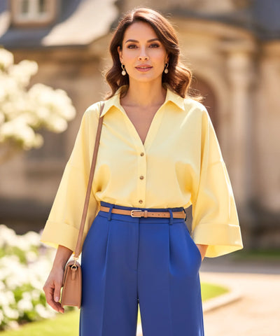 Blusa Feminina Manga Longa Elegante Premium | Alessia