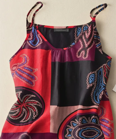 Comprar blusa feminina regata estampada com alças em algodão leve fluida para verão e casual em promoção