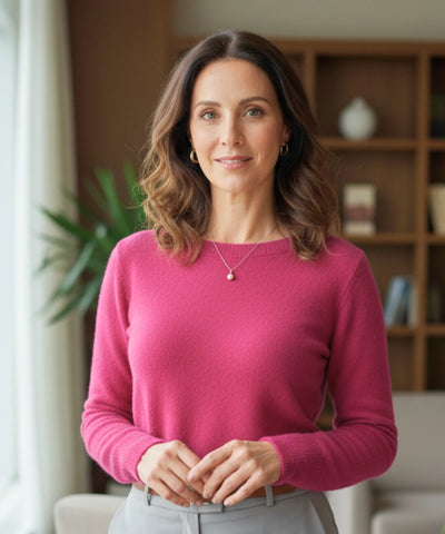 Blusa Feminina de Tricot Cashmere Grossa Elegante | Sofih