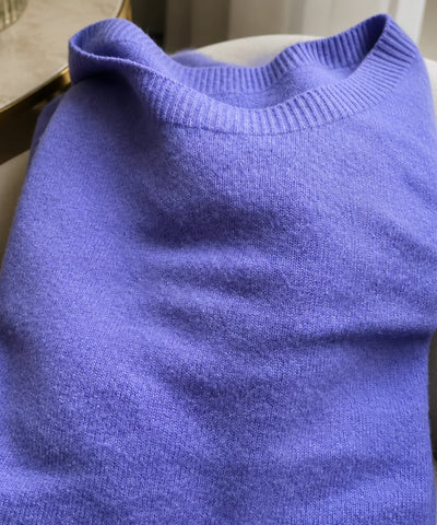 Comprar blusa feminina de tricot cashmere grossa elegante com tecido térmico outono inverno barato e em promoção ANELLIMN