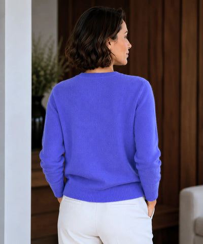 Comprar blusa feminina de tricot cashmere grossa elegante com tecido térmico outono inverno barato e em promoção ANELLIMN
