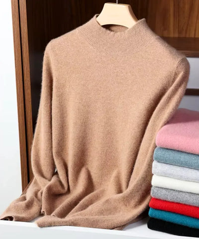 Blusa Feminina de Tricot com Gola Meia-Estação | Marie