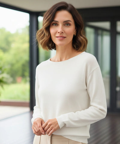 Blusa Feminina Tricot Elegante Manga Longa Básica | Olive