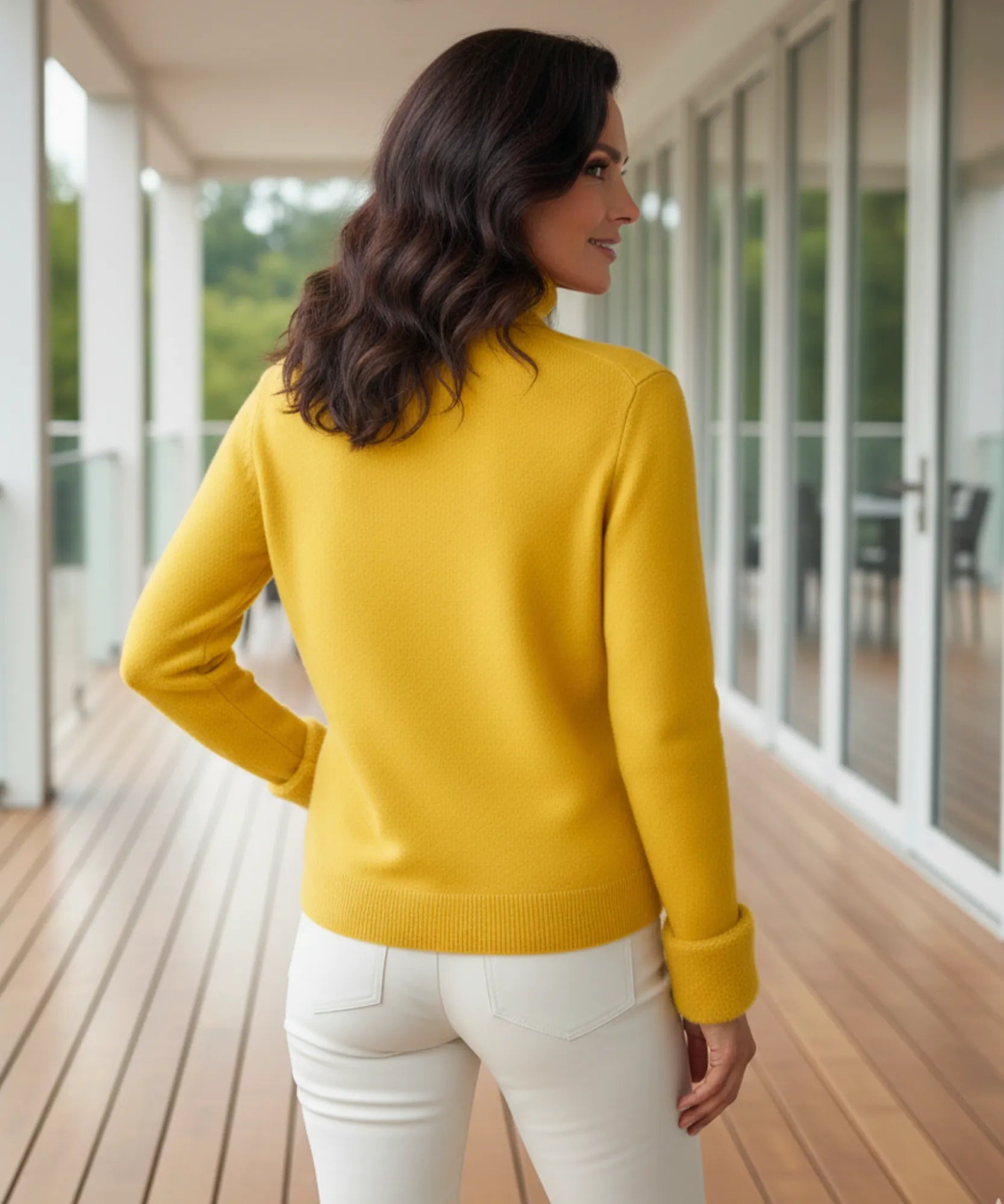 Comprar blusa de frio feminina grossa de tricot térmica com gola alta peluciada aconchegante e sofisticado para o inverno barato ZARA