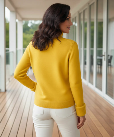 Comprar blusa de frio feminina grossa de tricot térmica com gola alta peluciada aconchegante e sofisticado para o inverno barato ZARA