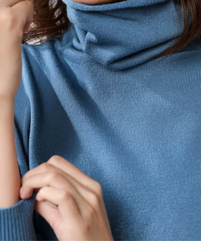 Blusa de Malha Feminina Gola Alta Tricot Elegante | Emma