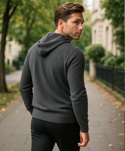 Blusa Masculina Tricot Capuz Confortável Inverno Elegante | Petrick