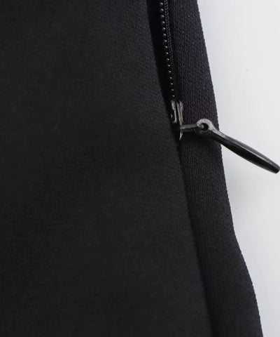 Comprar blusa peplum feminina preta com zíper lateral em promoção Anellimn