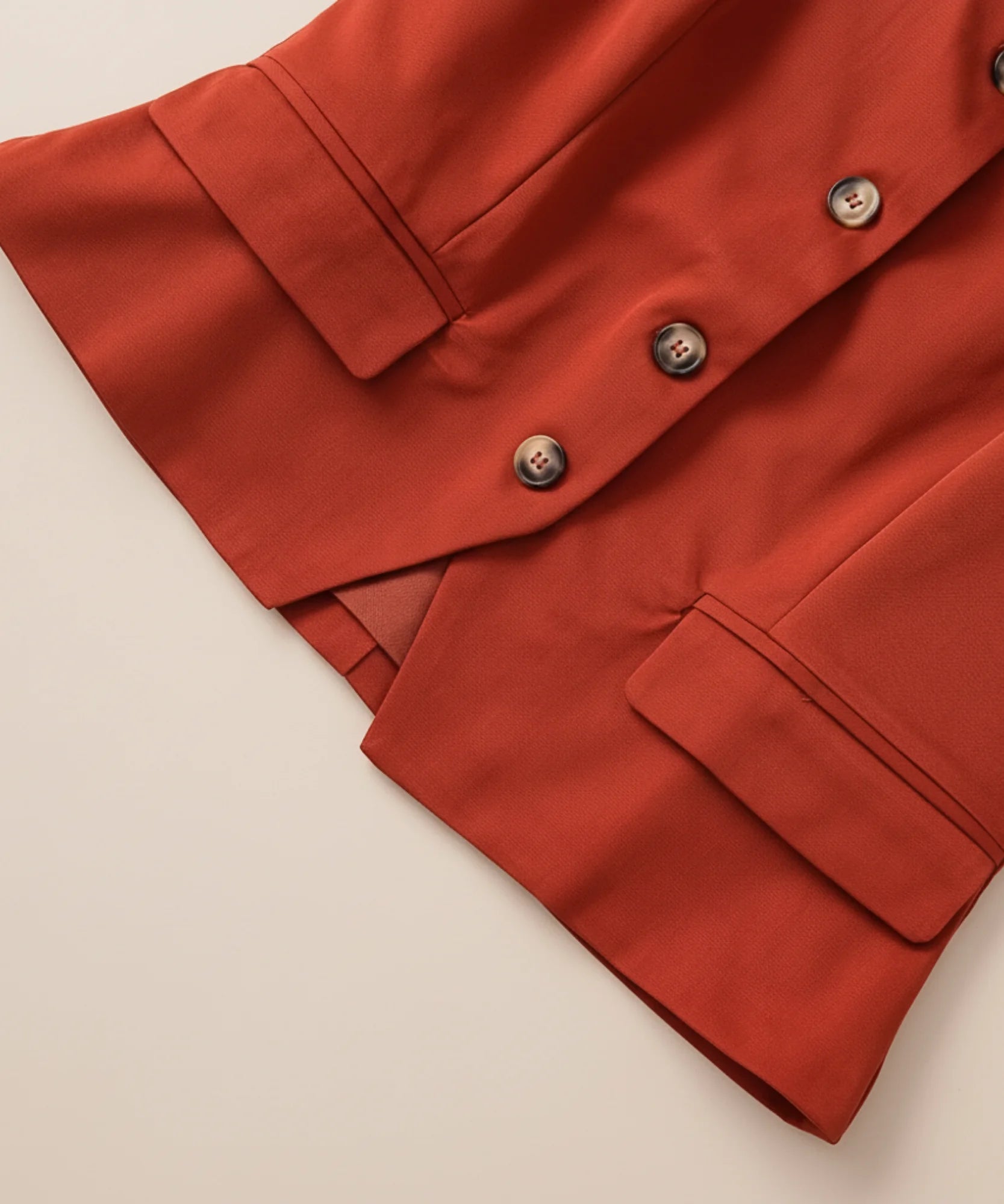 Comprar blusa regata feminina colete social alfaiataria botões elegante executiva trabalho decote quadrado barato ZARA