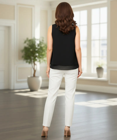 Blusa Regata Feminina Soltinha em Camadas Elegante | Lily