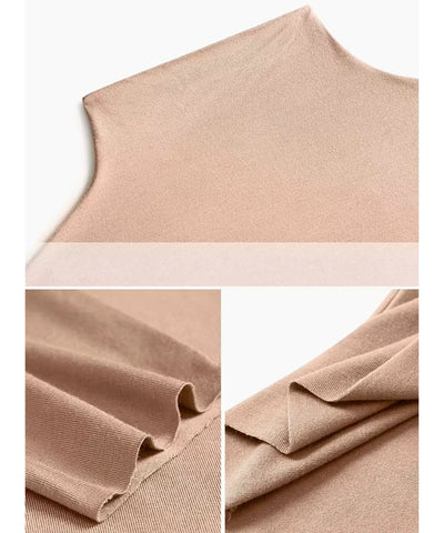 Blusa Segunda Pele Feminina Gola Alta Modal Elegante | Ágata
