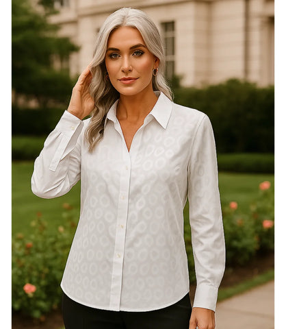 Comprar blusa social feminina em cetim seda branco para escritório, reuniões e looks casuais refinados em promoção ZARA

